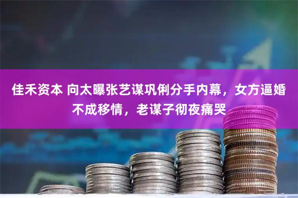 佳禾资本 向太曝张艺谋巩俐分手内幕，女方逼婚不成移情，老谋子彻夜痛哭